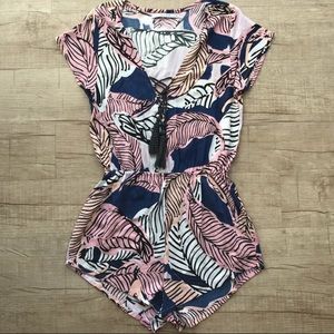 Aila Blue x REVOLVE Shotgun Lace Up Romper